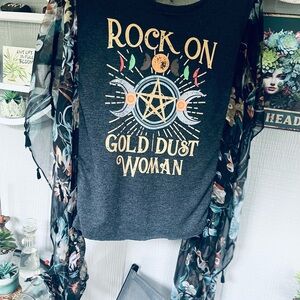 Rock On Graphic Tee - Black